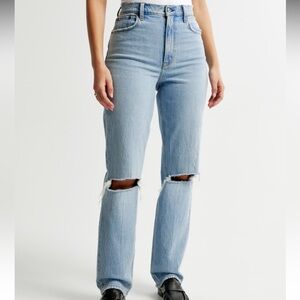 Abercrombie 90s Straight Ultra High Rise Jeans